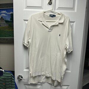 Ralph Lauren, Short Sleeve Polo, XL, white, smoke free home